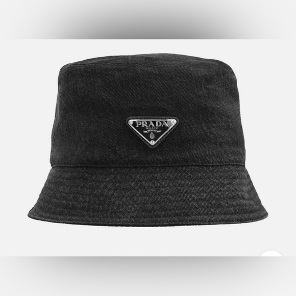 Prada Dark Denim Bucket Hat - Picture 1 of 9